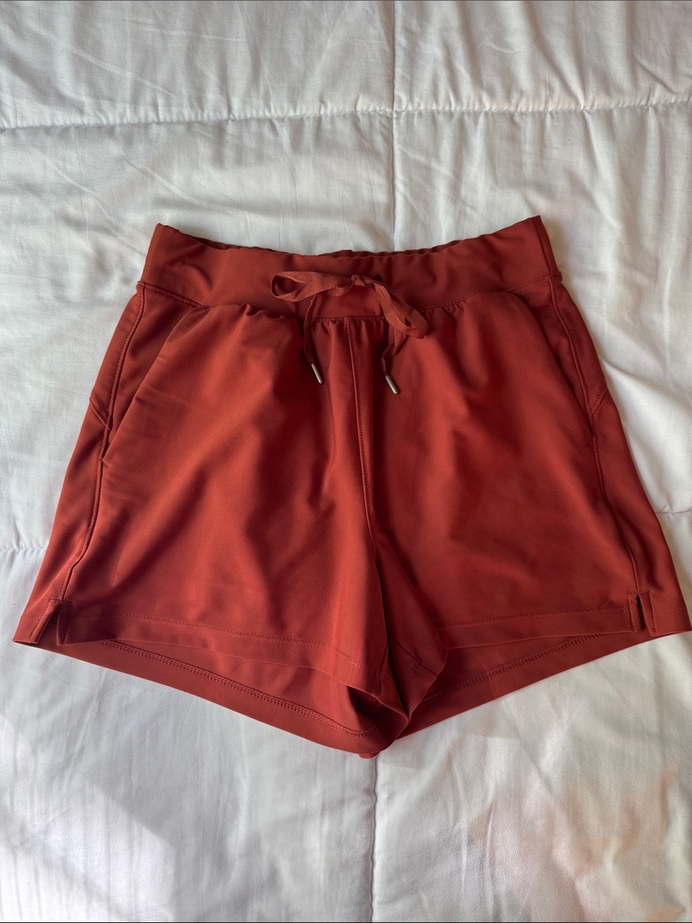 Old Navy Active Women's Rust Drawstring Powersoft Dri-fit Athletic Shorts